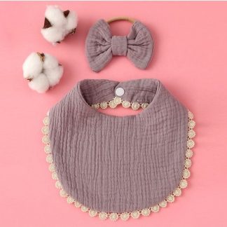 VINTAGE MUSLIN SLINČEK IN TRAK - LAVANDA